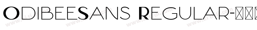OdibeeSans Regular字体转换